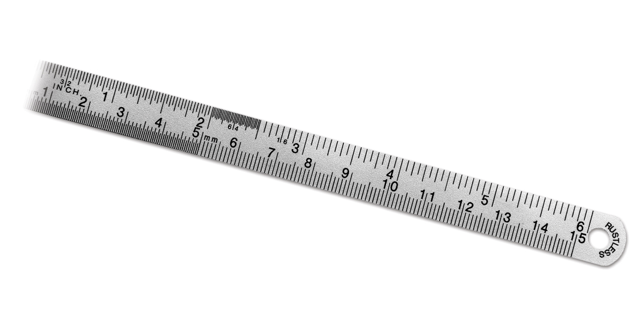 Hu-Friedy stainless steel ruler | Safco Dental Supply